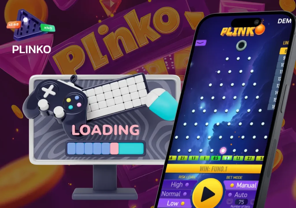 Gameplay e caratteristiche principali della versione mobile di Plinko in Italia.